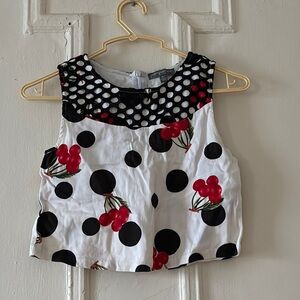 Polka Dot Cherry Kids Top
